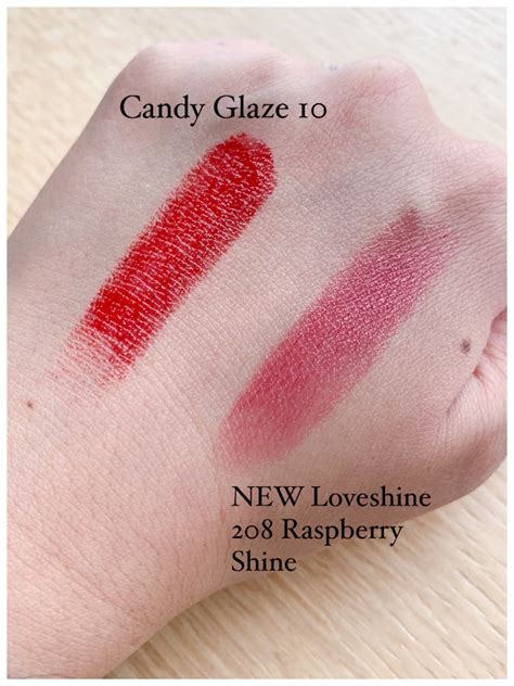 ysl lip swatches|ysl loveshine 208.